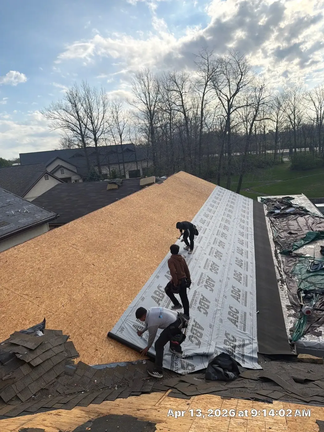 Commercial roofing by Lawrence Commercial Roofing near Williams Creek, IN
